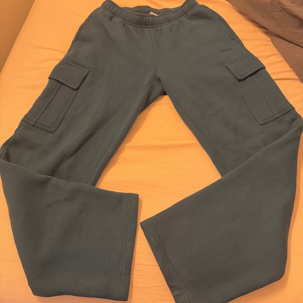 ARITZIA COZY FLEECE MEGA CARGO SWEATPANTS